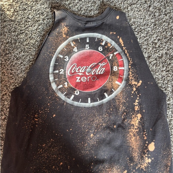 “Upcycled Vintage Coca-Cola T-Shirt - Black | Classic Retro Refresh” - Picture 5 of 5